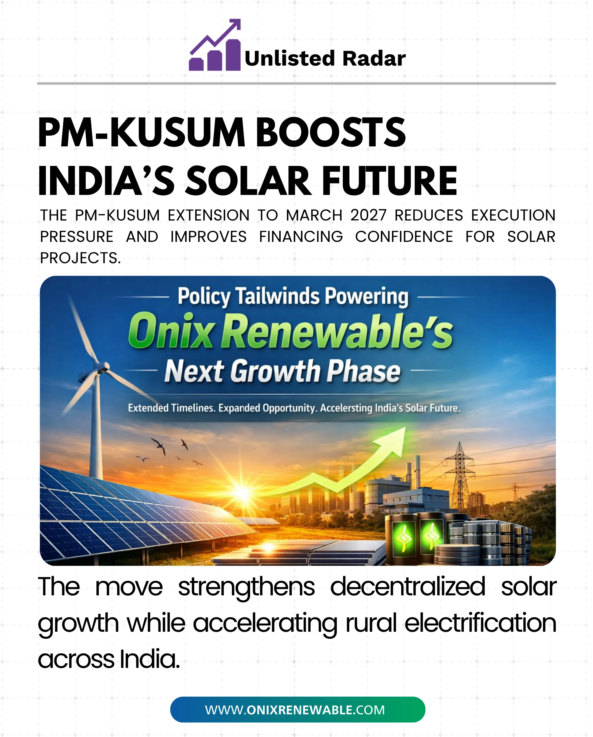 PM-KUSUM Deadline Extended to 2027: Key Impact on Solar Developers, Investors & India�s Renewable Energy Boom