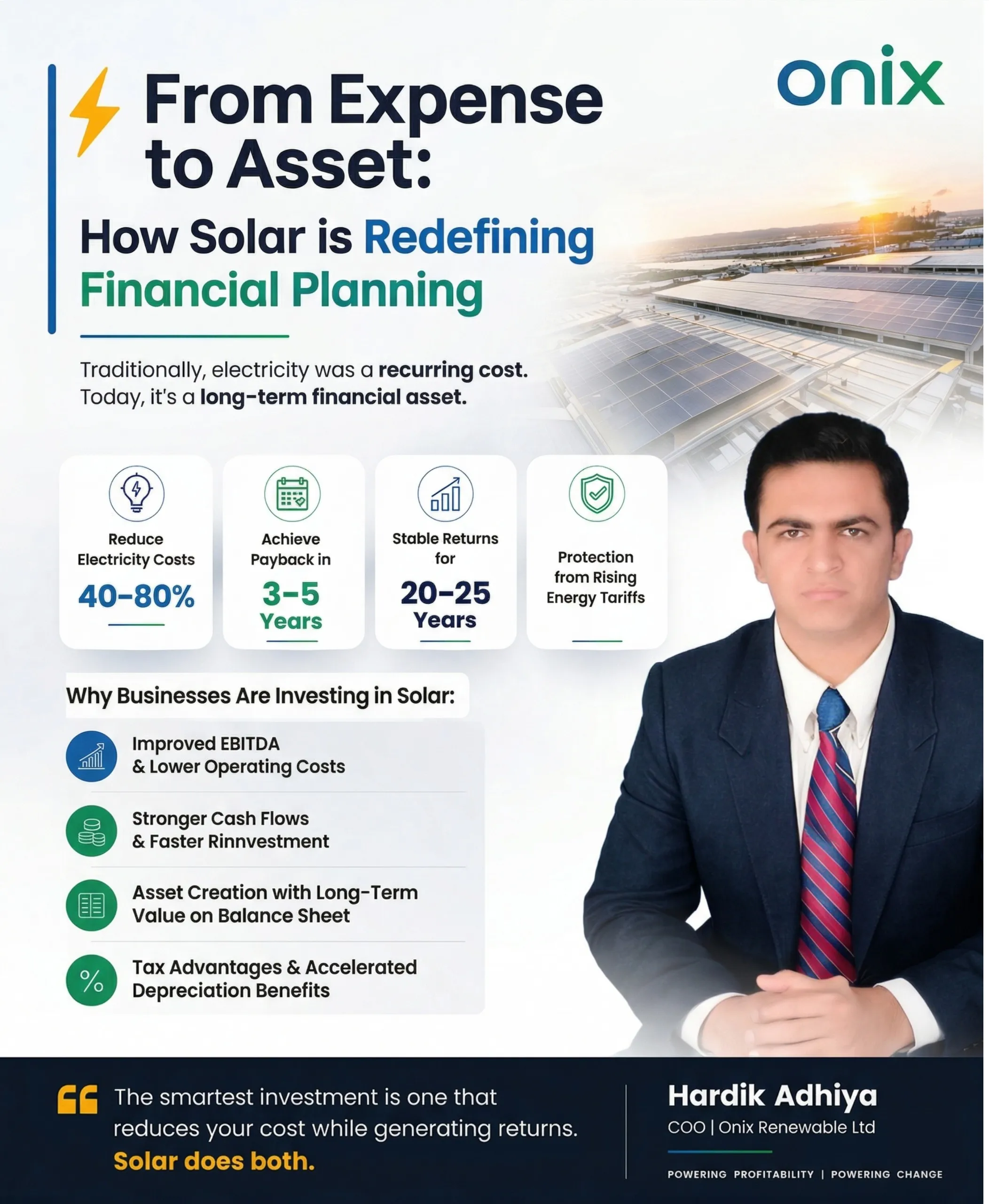 From Expense to Asset: How Solar Energy is Redefining Financial Planning for Businesses